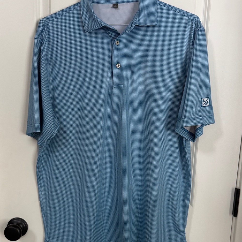 Peter Millar Light Blue Polo Shirt